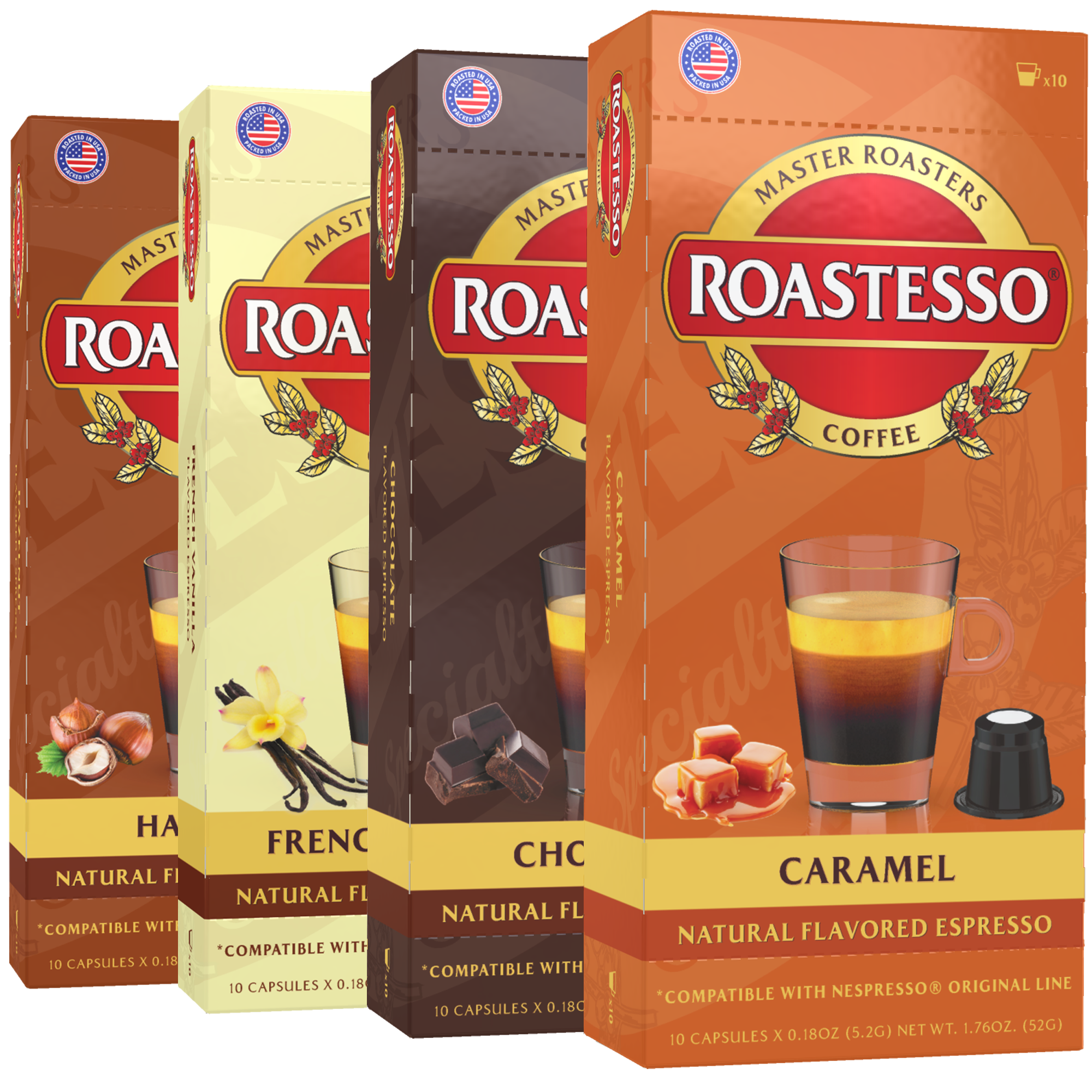 Flavors Pack | Espresso Pods | Nespresso Capsules Roastesso